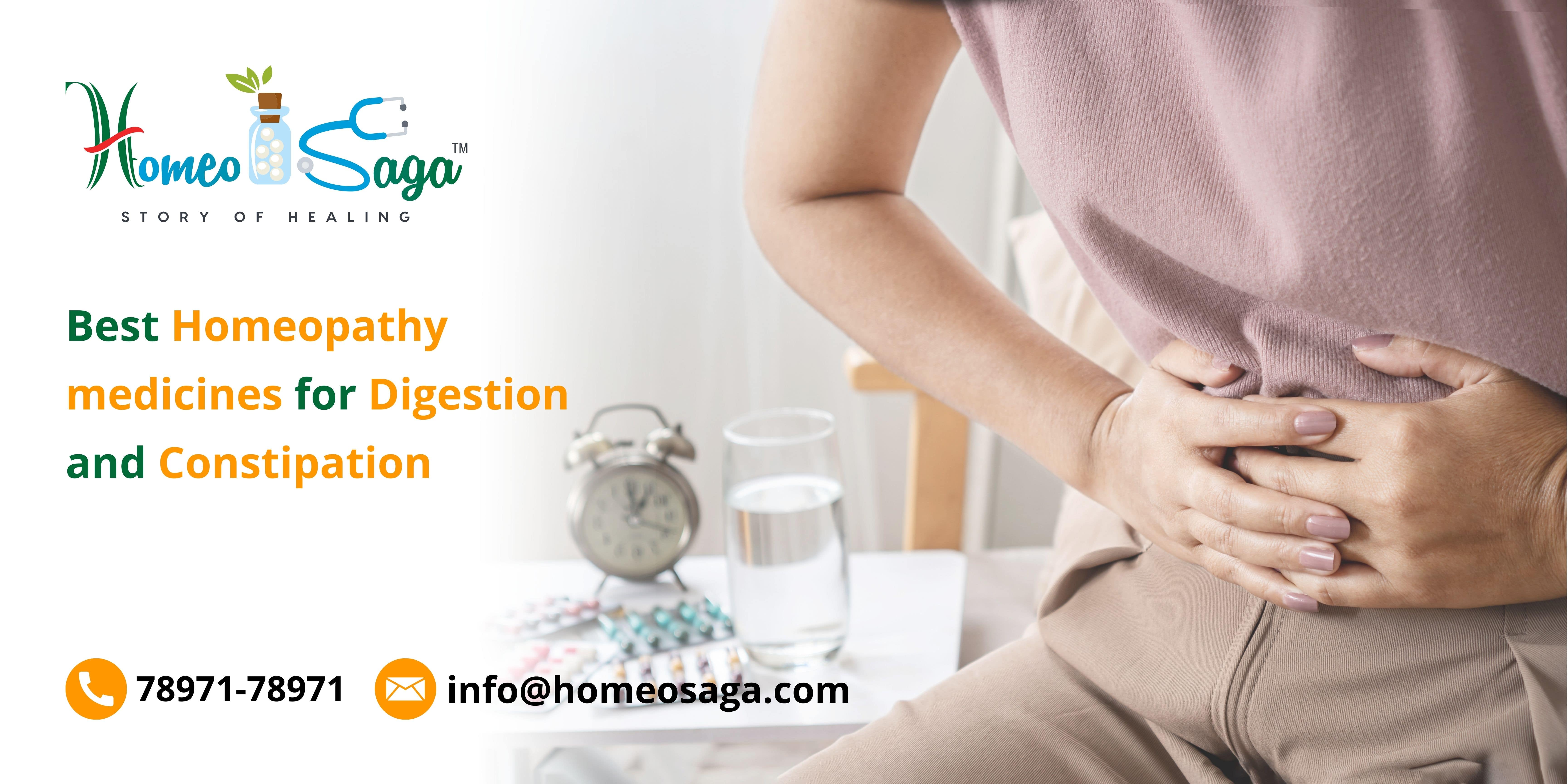 Best Homeopathy medicines for Digestion and Constipation