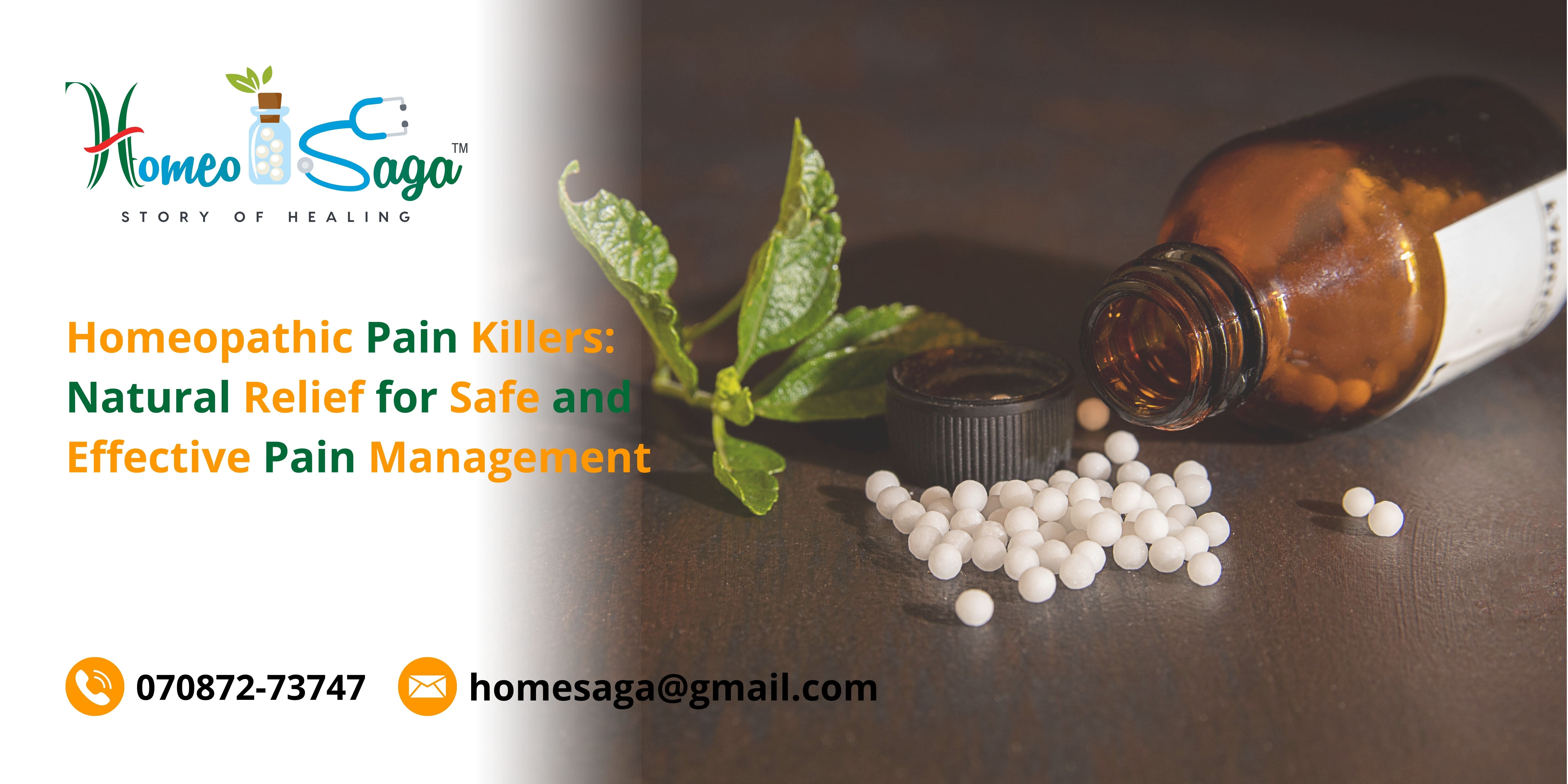 Homeopathic Pain Killers: Natural Relief for Safe and Effective Pain Management